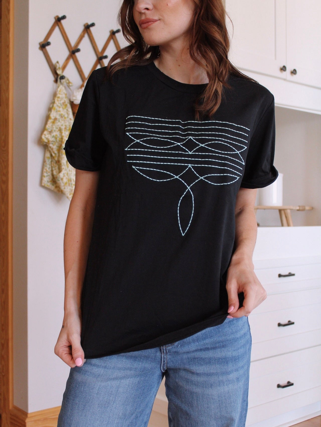 Embroidered Graphic Tee
