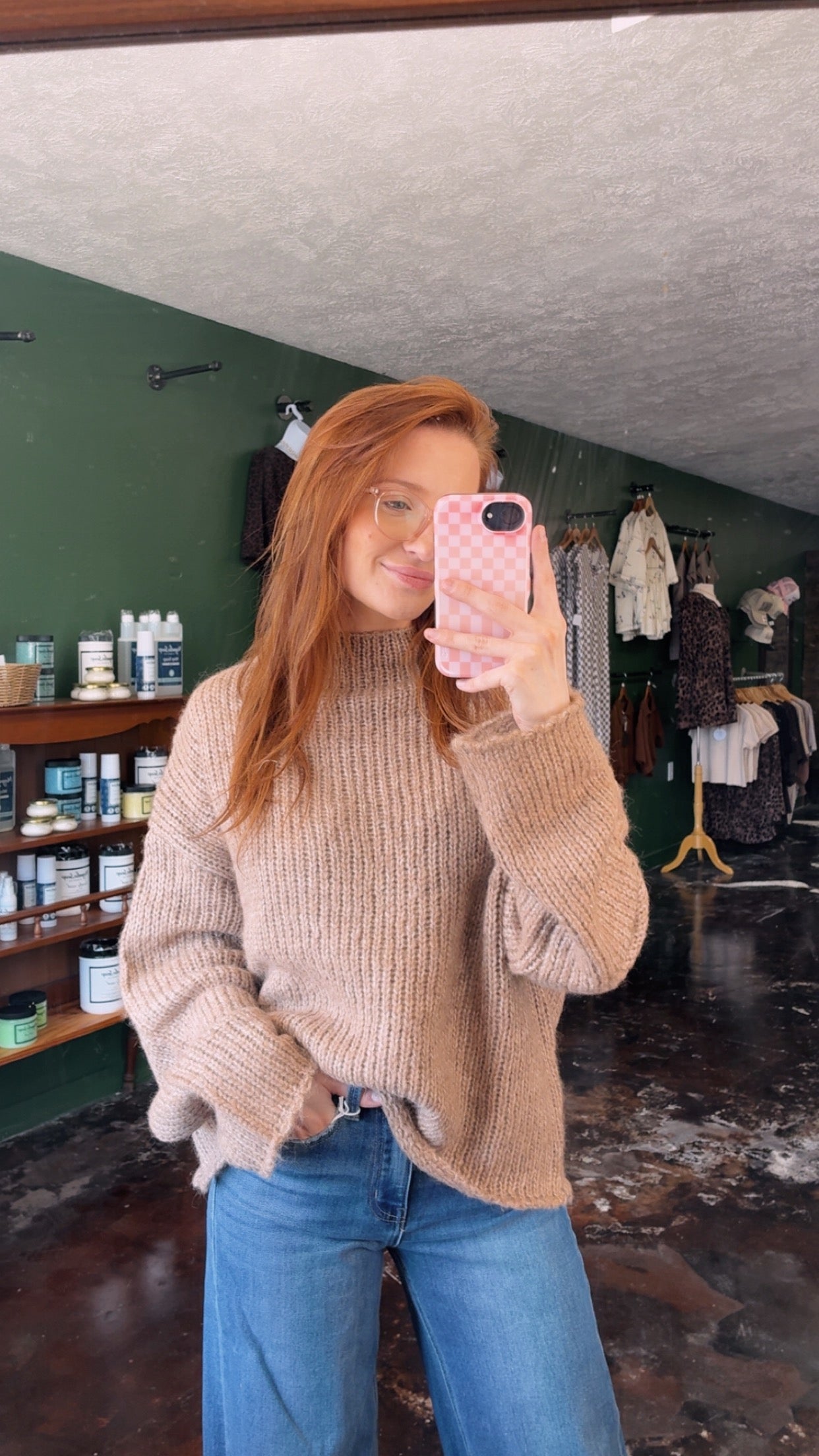 Mocha Long Sleeve Sweater