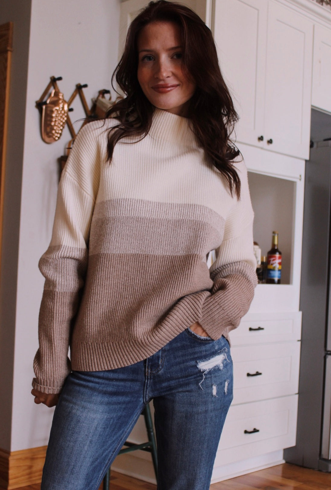 Oatmeal Cream Sweater