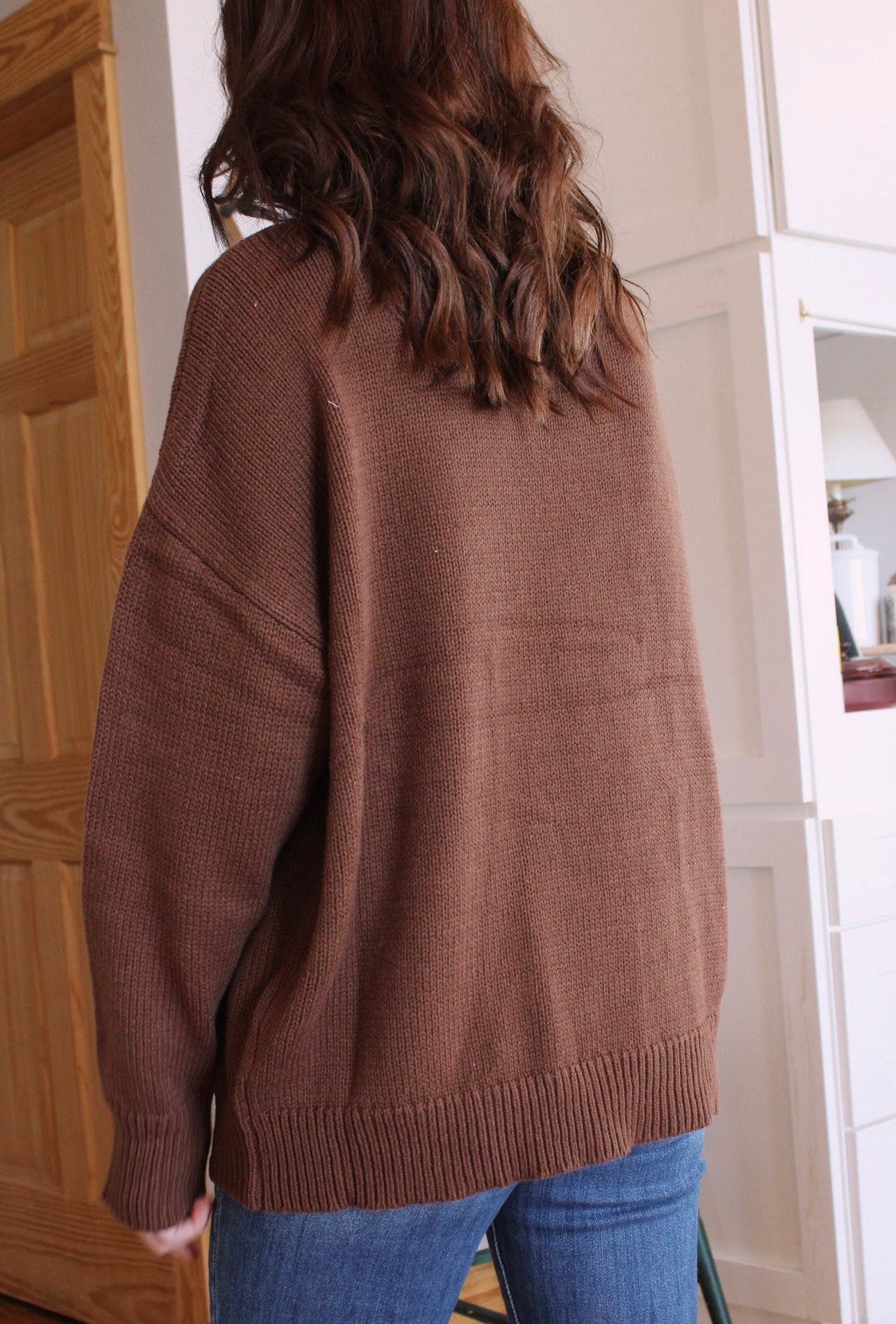 Western Boot Brown Sweater