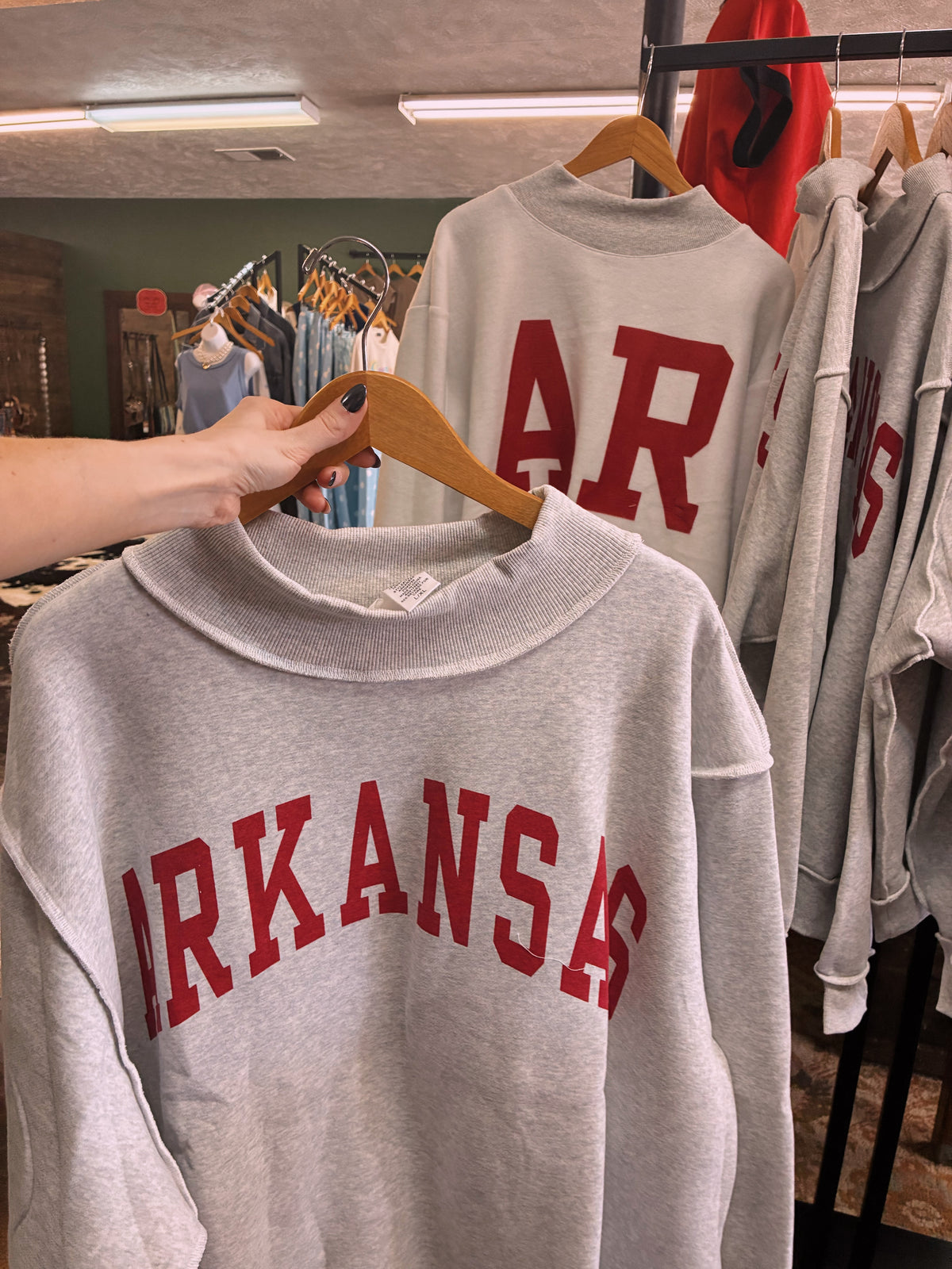 Arkansas Reversible Mockneck