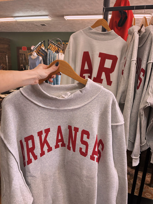 Arkansas Reversible Mockneck