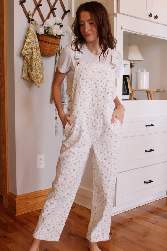 Floral Overalls