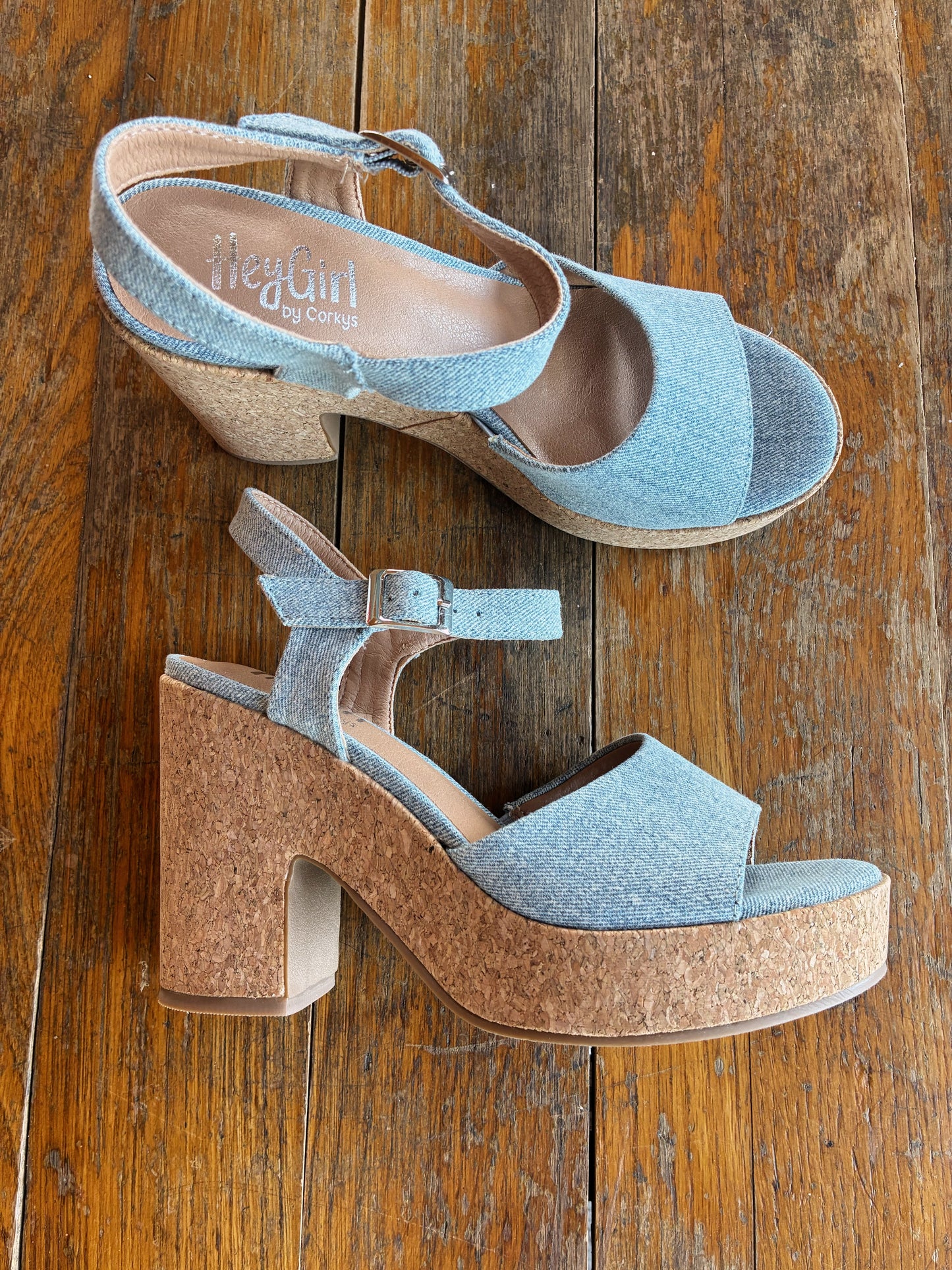 Denim Heels