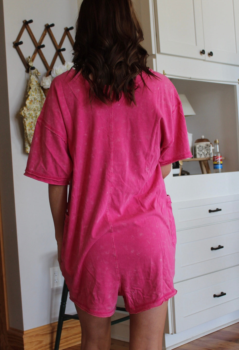 Casual Romper- Pink