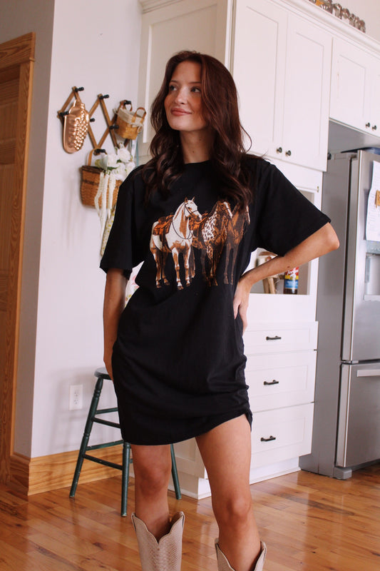 Vintage Horse Oversized Tunic
