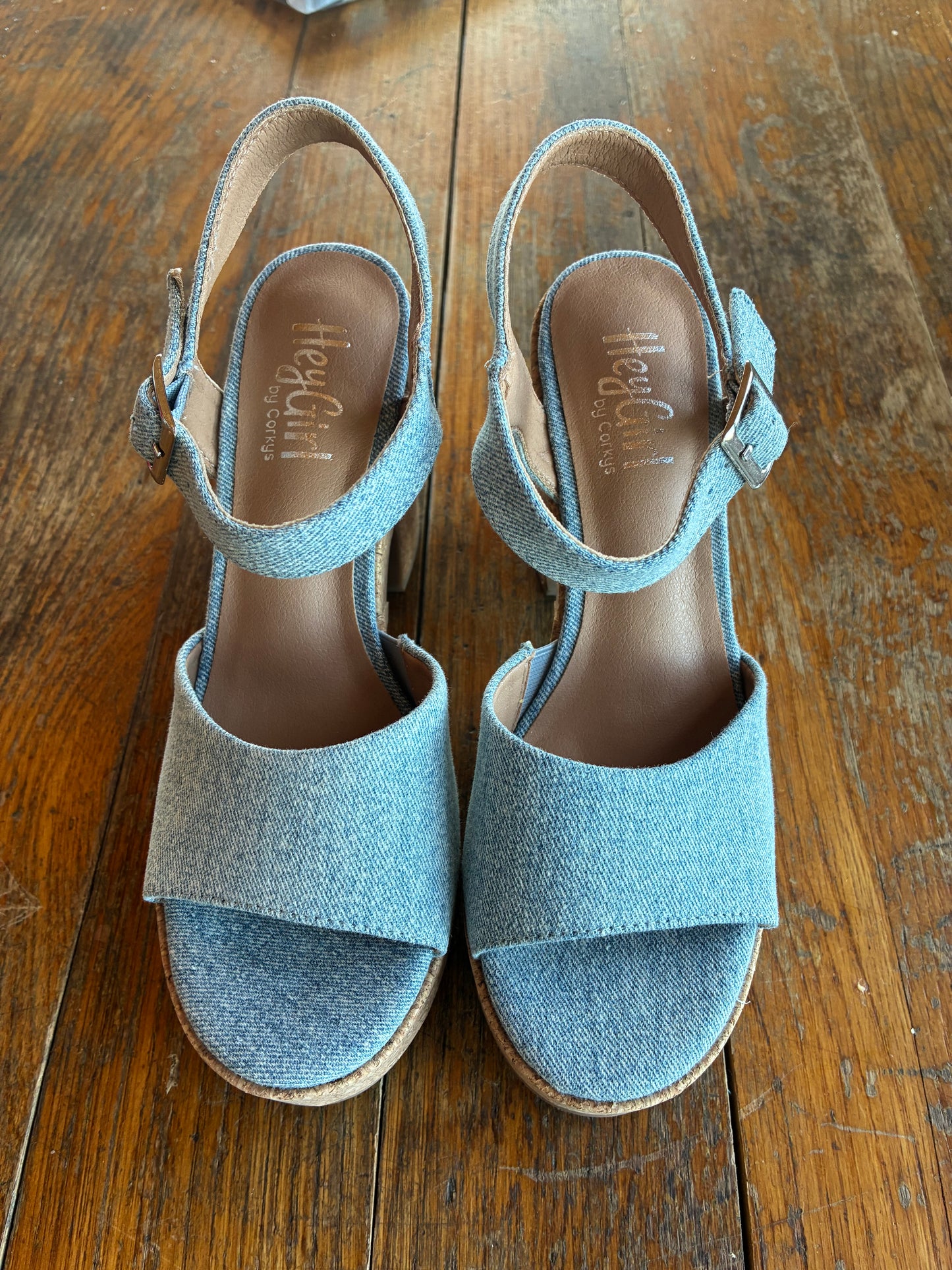 Denim Heels