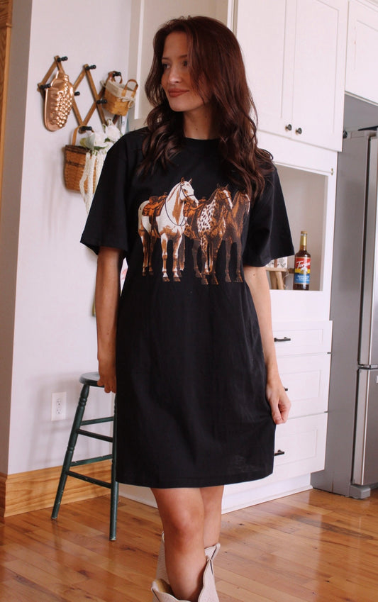 Vintage Horse Oversized Tunic