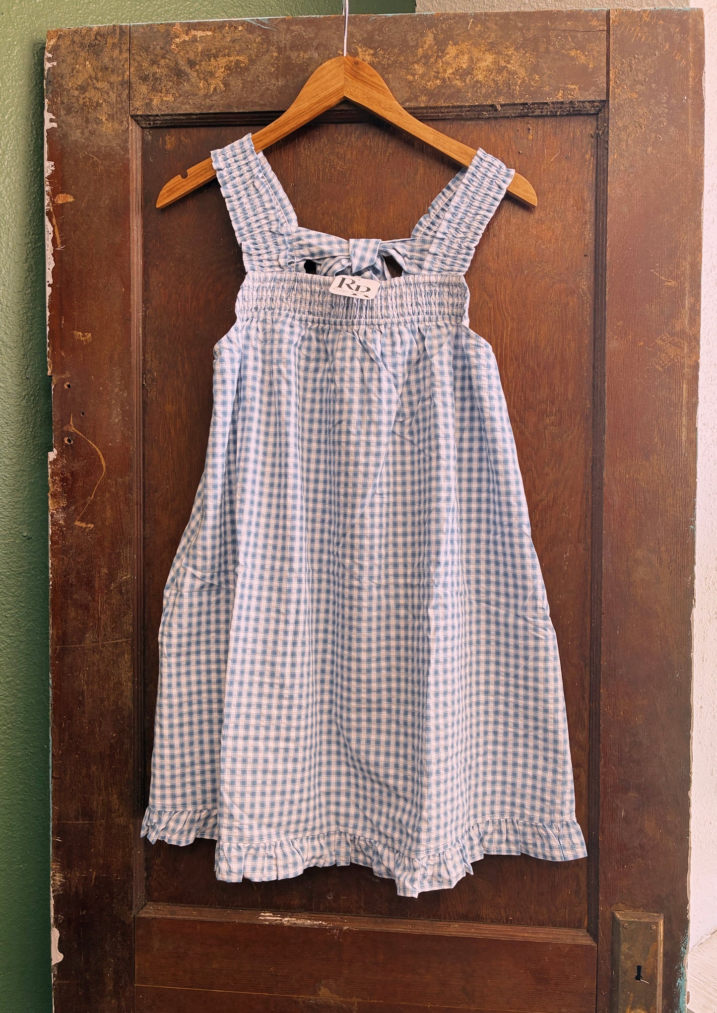 Blue Gingham Dress