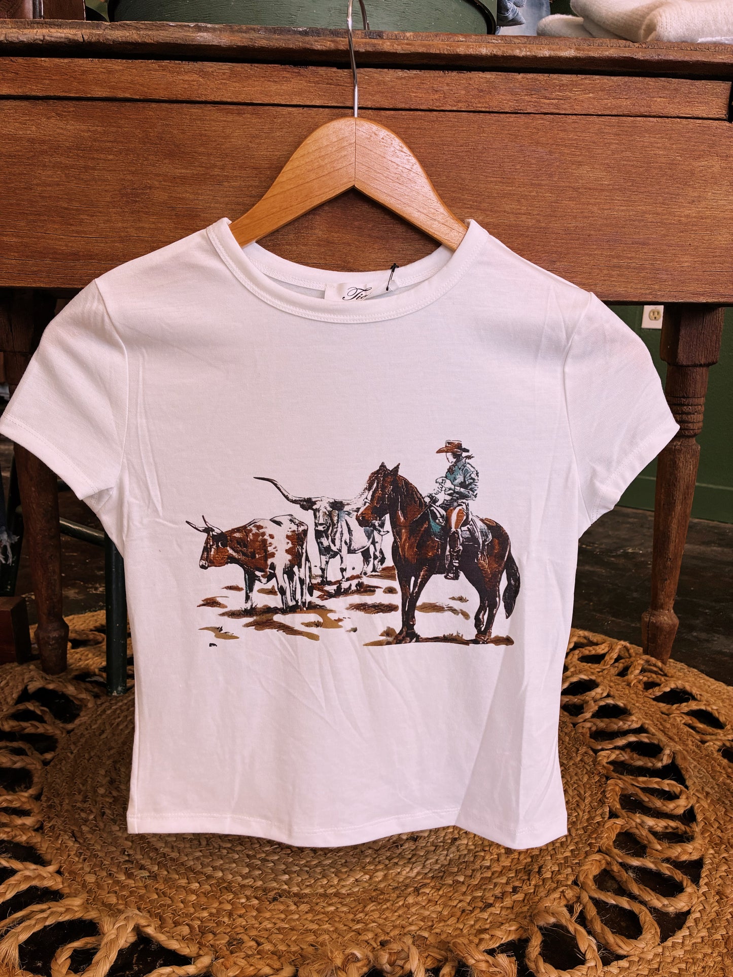 Grazin Graphic Western Tee