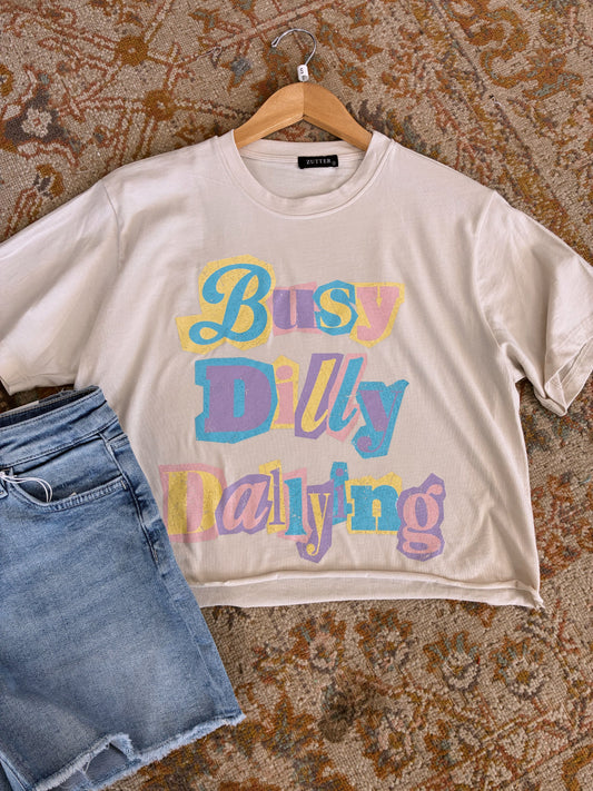 Dilly Dallying Cropped Tee