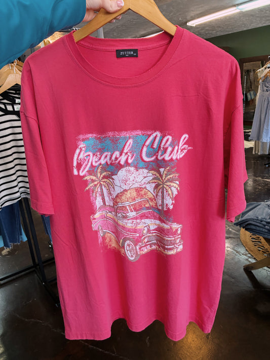 Beach Club Oversized Tee